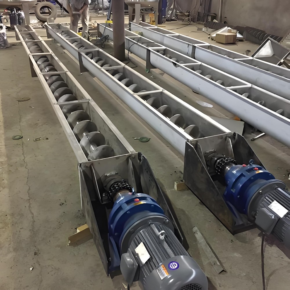 石灰粉螺旋上料机厂家直销-螺旋提升机设备解决方案-定制专家-免费设计